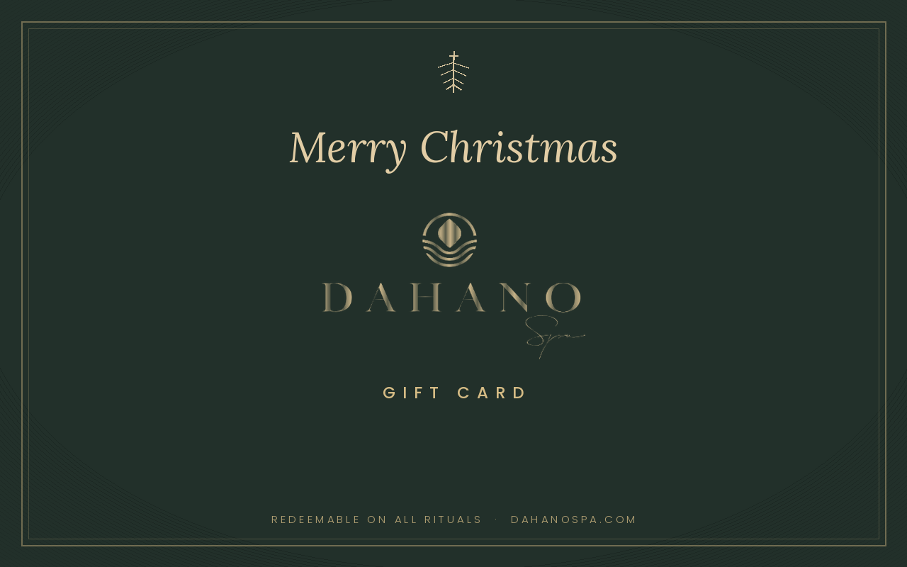 DAHANO gift card, Merry Christmas